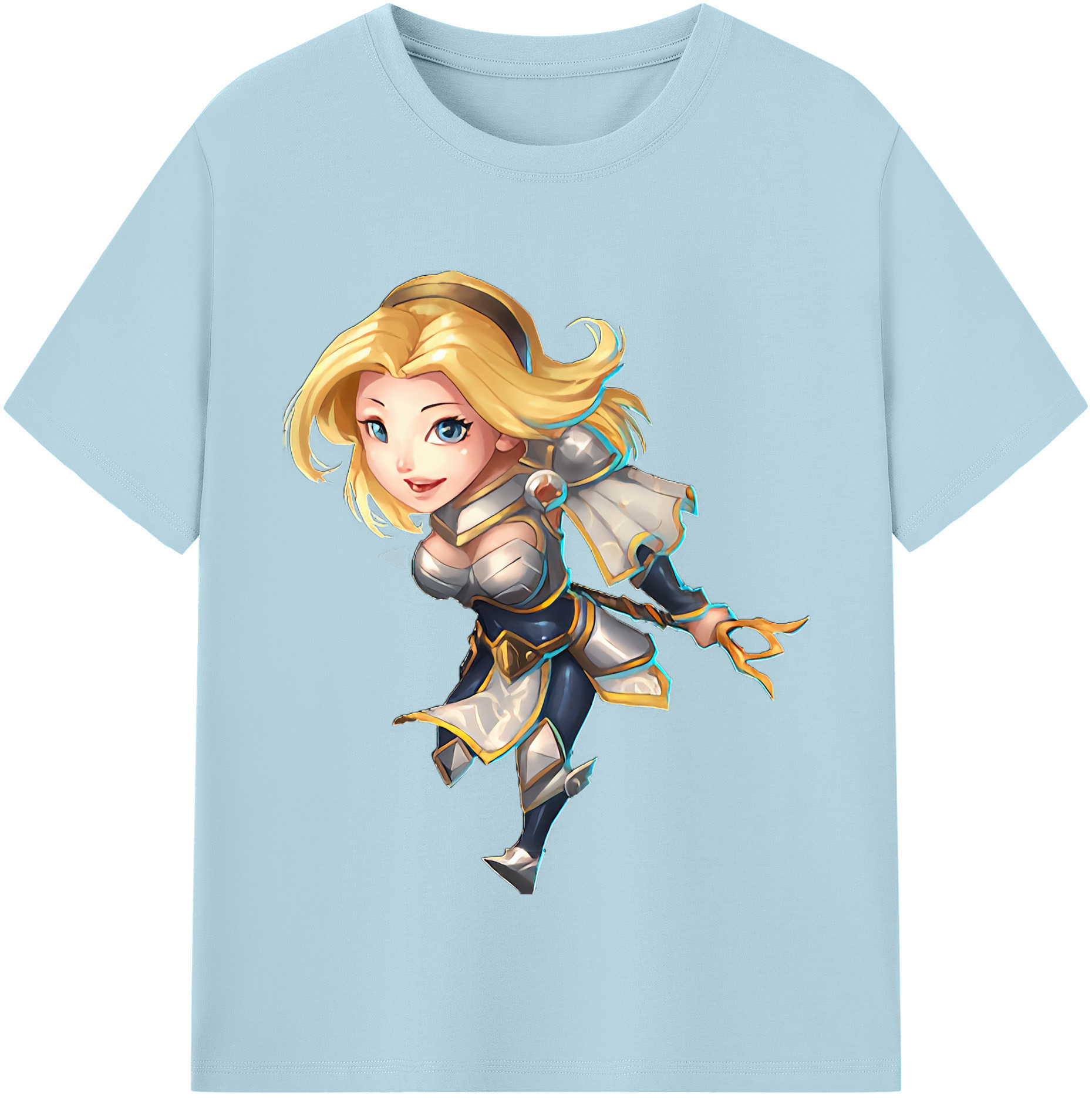 リーグ・オブ・レジェンド League of Legends LOL 綿100％半袖Tシャツ（フロントプリント）